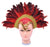Carnival Feather Headdress - Red - The Ultimate Balloon & Party Shop