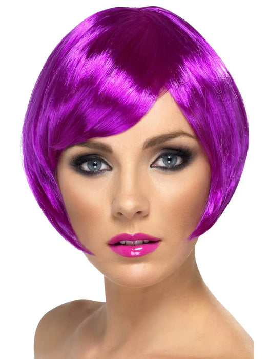 Babe Purple Female Wig The Ultimate Balloon And Party Shop Cheltenham & Gloucester Balloons & Fancy Dress 