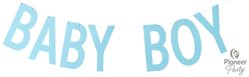 Baby Boy Letter Banner The Ultimate Balloon And Party Shop Cheltenham & Gloucester Balloons & Fancy Dress 