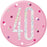 40th Birthday Badge - Pink - The Ultimate Balloon & Party Shop