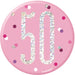 50th Birthday Badge - Pink - The Ultimate Balloon & Party Shop