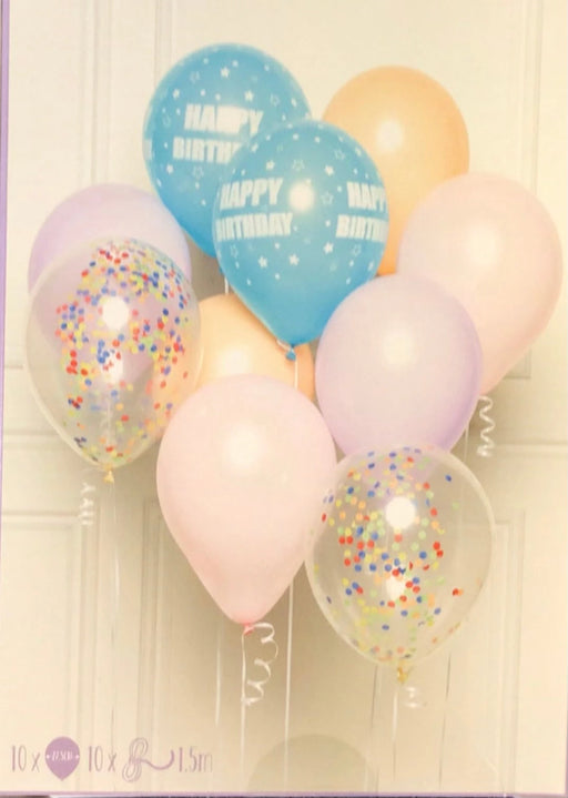 Balloon DIY kit - Birthday Pastel The Ultimate Balloon And Party Shop Cheltenham & Gloucester Balloons & Fancy Dress 