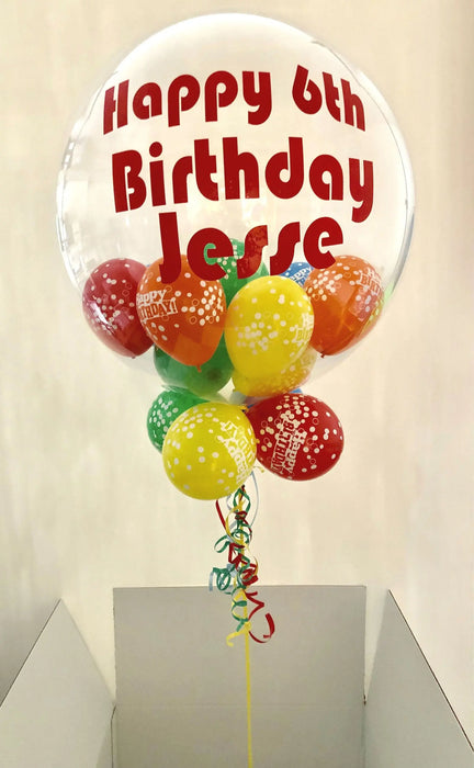 Balloons inside balloons - Personalised Bubble Balloon The Ultimate Balloon And Party Shop Cheltenham & Gloucester Balloons & Fancy Dress 