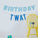 Birthday Adult Bunting - Birthday Tw*t The Ultimate Balloon And Party Shop Cheltenham & Gloucester Balloons & Fancy Dress 