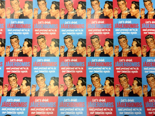 Birthday Gift Wrap - Drink Jagerbombs The Ultimate Balloon And Party Shop Cheltenham & Gloucester Balloons & Fancy Dress 