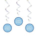 Birthday Hanging Swirl Decs - Blue The Ultimate Balloon And Party Shop Cheltenham & Gloucester Balloons & Fancy Dress 