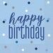 Birthday Napkins - Blue The Ultimate Balloon And Party Shop Cheltenham & Gloucester Balloons & Fancy Dress 