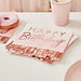 Birthday Napkins Rose Gold with fringing The Ultimate Balloon And Party Shop Cheltenham & Gloucester Balloons & Fancy Dress 