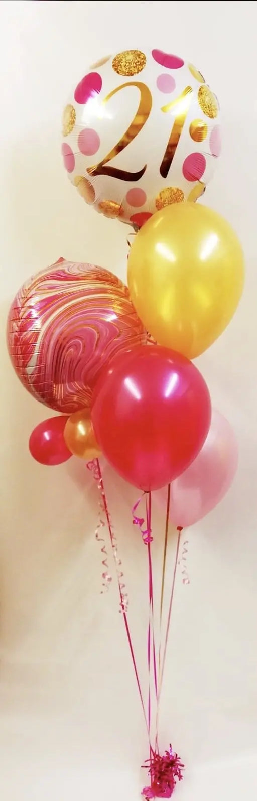Birthday Orbz Assorted Display - Pink/Gold The Ultimate Balloon And Party Shop Cheltenham & Gloucester Balloons & Fancy Dress 