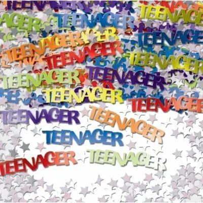 Birthday Table Confetti - Various Ages (Multicoloured) The Ultimate Balloon And Party Shop Cheltenham & Gloucester Balloons & Fancy Dress 