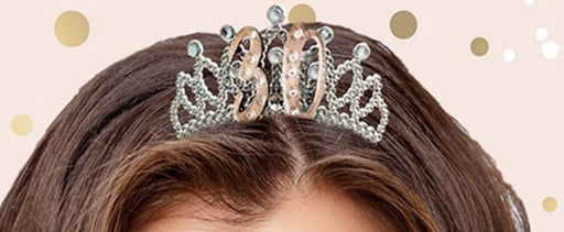 Birthday Tiara - Age 30 The Ultimate Balloon And Party Shop Cheltenham & Gloucester Balloons & Fancy Dress 