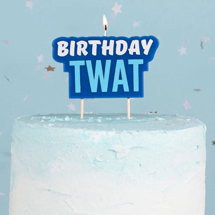 Birthday Tw*t Candle The Ultimate Balloon And Party Shop Cheltenham & Gloucester Balloons & Fancy Dress 
