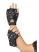 Black Studded Punk Gloves The Ultimate Balloon And Party Shop Cheltenham & Gloucester Balloons & Fancy Dress 
