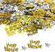 Black & Gold Birthday Table Confetti The Ultimate Balloon And Party Shop Cheltenham & Gloucester Balloons & Fancy Dress 