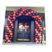 Black & Gold Spiral Arch with Letter Balloons The Ultimate Balloon And Party Shop Cheltenham & Gloucester Balloons & Fancy Dress 