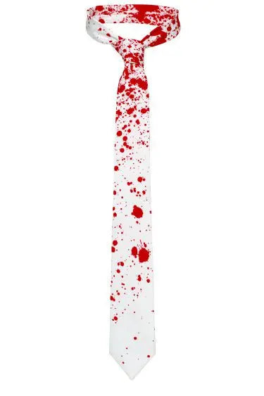 Blood Splat Neck Tie The Ultimate Balloon And Party Shop Cheltenham & Gloucester Balloons & Fancy Dress 