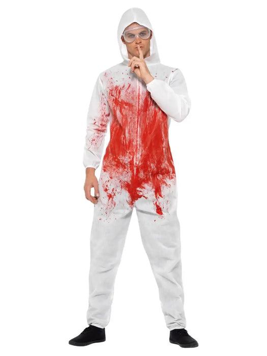 Bloody Forensic Overall Costume The Ultimate Balloon And Party Shop Cheltenham & Gloucester Balloons & Fancy Dress 