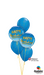 Happy Birthday Balloon Display - Blue - The Ultimate Balloon & Party Shop