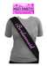 Bridesmaid Sash - Black/Pink The Ultimate Balloon And Party Shop Cheltenham & Gloucester Balloons & Fancy Dress 