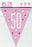 Age 50 Bunting - Pink - The Ultimate Balloon & Party Shop