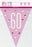 Age 60 Bunting - Pink - The Ultimate Balloon & Party Shop