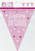 Birthday Bunting - Pink - The Ultimate Balloon & Party Shop