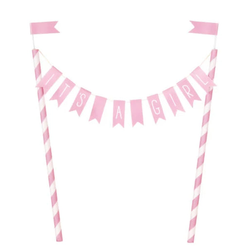 Cake Topper Bunting - It’s A Girl The Ultimate Balloon And Party Shop Cheltenham & Gloucester Balloons & Fancy Dress 