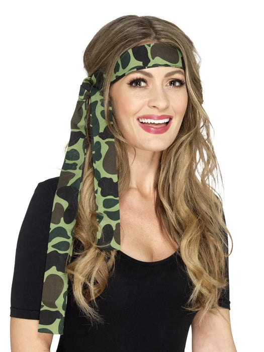 Camouflage Print Army Headband The Ultimate Balloon And Party Shop Cheltenham & Gloucester Balloons & Fancy Dress 