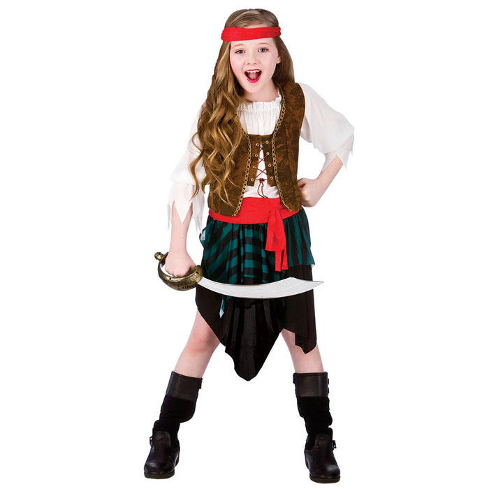 Caribbean Pirate Girl’s Costume The Ultimate Balloon And Party Shop Cheltenham & Gloucester Balloons & Fancy Dress 