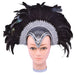 Carnival Feather Headdress - Black The Ultimate Balloon And Party Shop Cheltenham & Gloucester Balloons & Fancy Dress 