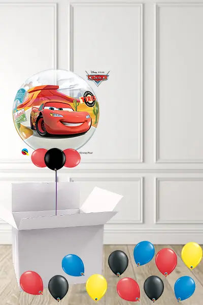 Cars Bubble in a Box delivered Nationwide The Ultimate Balloon And Party Shop Cheltenham & Gloucester Balloons & Fancy Dress 