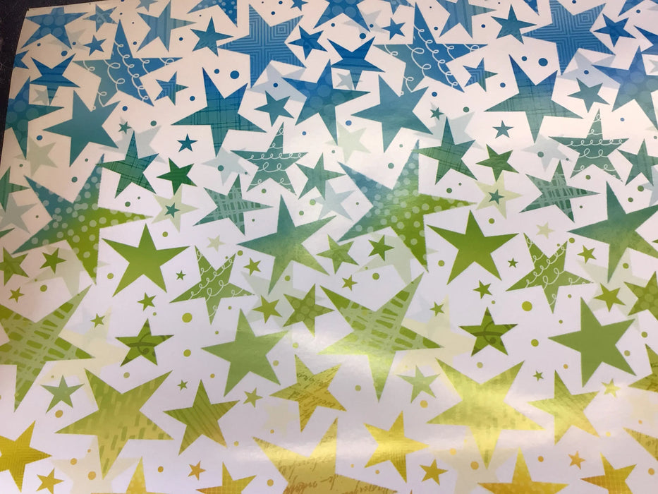 Celebration Gift Wrap - Ombre Stars The Ultimate Balloon And Party Shop Cheltenham & Gloucester Balloons & Fancy Dress 