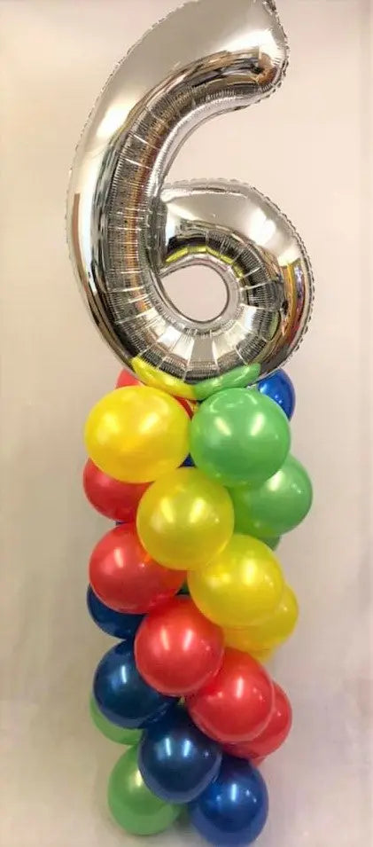 Choose your Age Balloon Column The Ultimate Balloon And Party Shop Cheltenham & Gloucester Balloons & Fancy Dress 