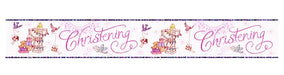 Christening Foil Banner The Ultimate Balloon And Party Shop Cheltenham & Gloucester Balloons & Fancy Dress 