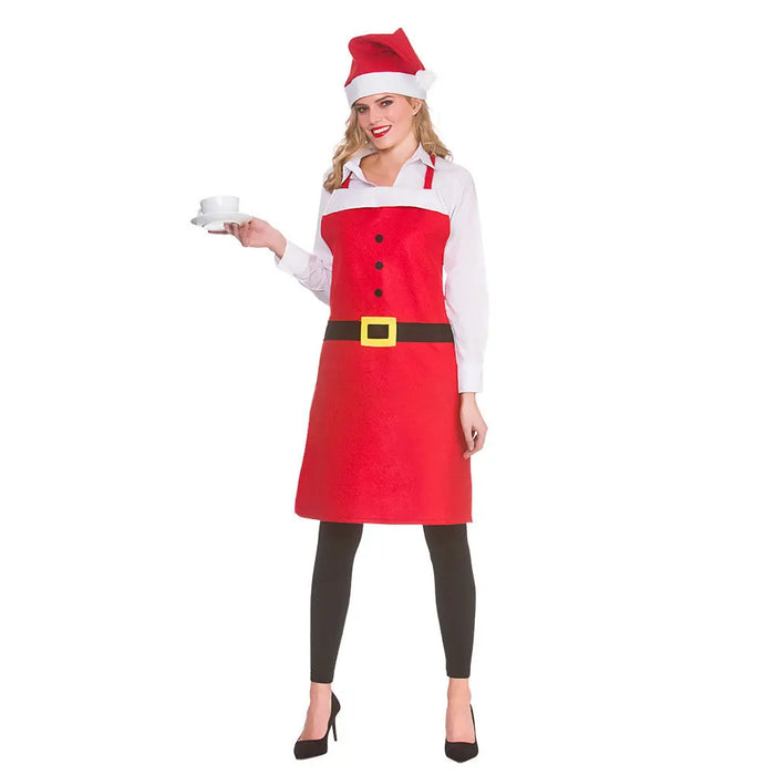 Christmas Apron & Hat Set - Santa The Ultimate Balloon And Party Shop Cheltenham & Gloucester Balloons & Fancy Dress 