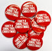 Christmas Badge - Fancy A Christmas Snog The Ultimate Balloon And Party Shop Cheltenham & Gloucester Balloons & Fancy Dress 