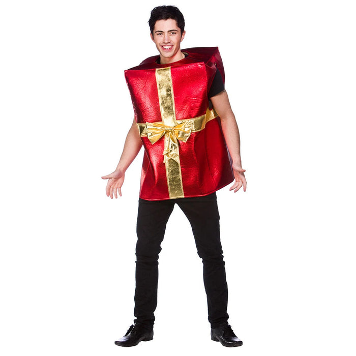 Christmas Gift Costume - Red The Ultimate Balloon And Party Shop Cheltenham & Gloucester Balloons & Fancy Dress 