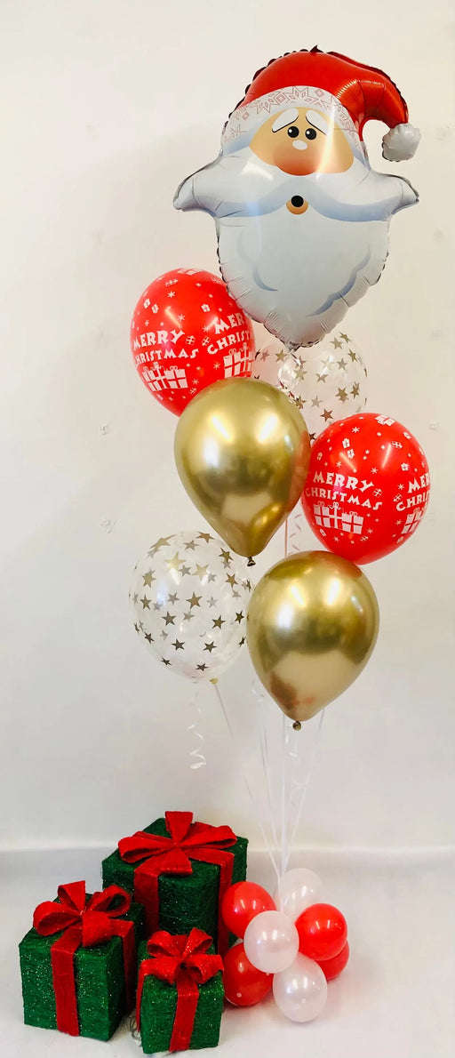 Christmas Santa Assorted Display - Stars/Chrome/Christmas Santa The Ultimate Balloon And Party Shop Cheltenham & Gloucester Balloons & Fancy Dress 