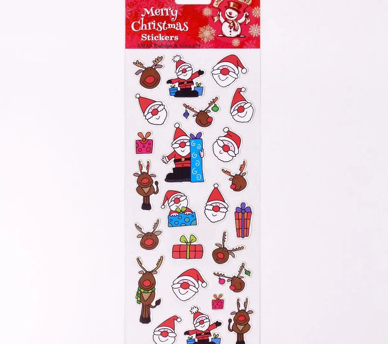 Christmas Stickers. The Ultimate Balloon And Party Shop Cheltenham & Gloucester Balloons & Fancy Dress 