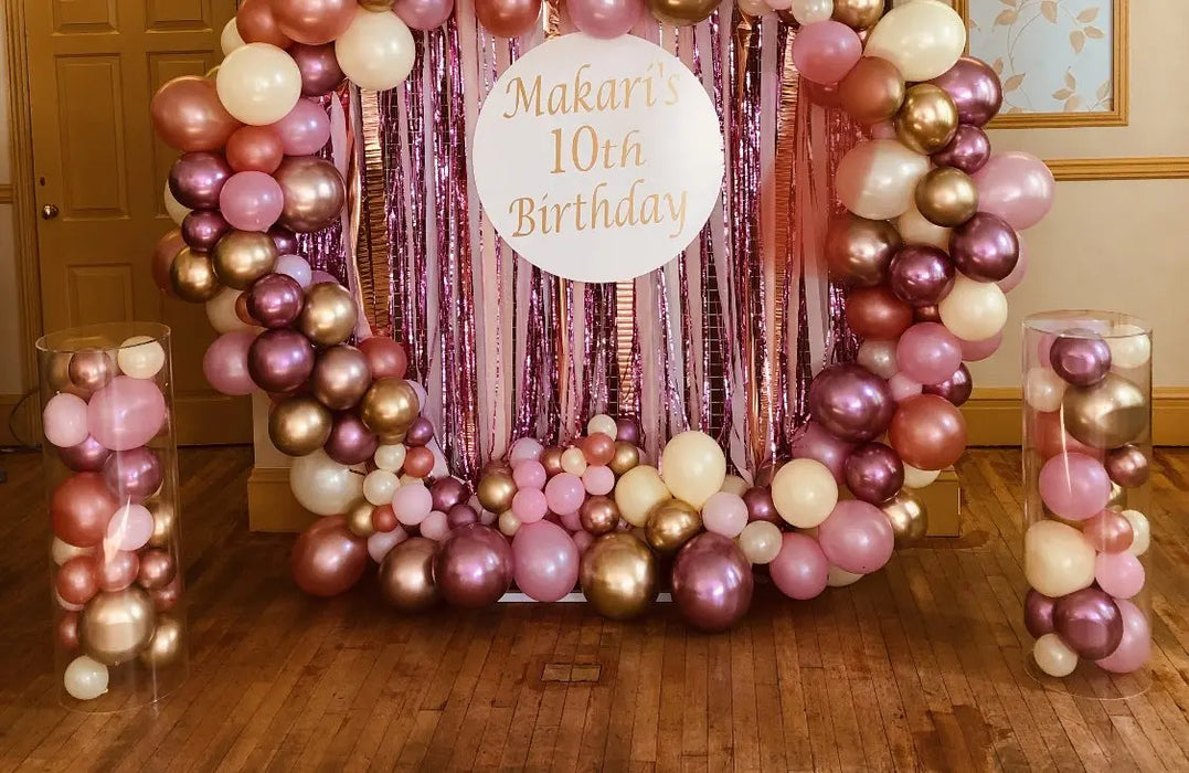 Clear Cake Pedestals - Balloon Filled (Pair) The Ultimate Balloon And Party Shop Cheltenham & Gloucester Balloons & Fancy Dress 