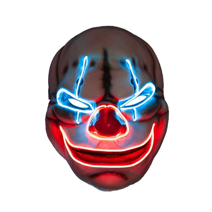Horror Clown LED Face Mask - The Ultimate Balloon & Party Shop