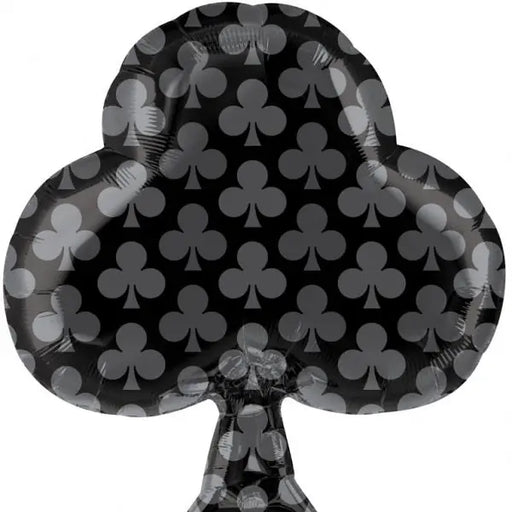 Club Shaped Foil Balloon - Black The Ultimate Balloon And Party Shop Cheltenham & Gloucester Balloons & Fancy Dress 