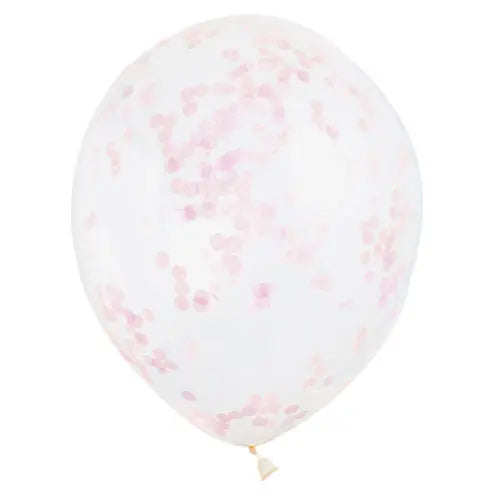 Confetti Filled Balloons - Light Pink The Ultimate Balloon And Party Shop Cheltenham & Gloucester Balloons & Fancy Dress 