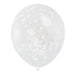 Confetti Filled Balloons - White The Ultimate Balloon And Party Shop Cheltenham & Gloucester Balloons & Fancy Dress 