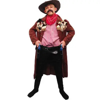 Cowboy Hire Costume - Brown (HIRE) The Ultimate Balloon And Party Shop Cheltenham & Gloucester Balloons & Fancy Dress 