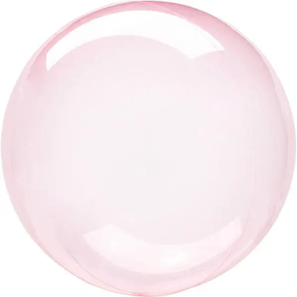 Crystal Clearz Circle Balloon - Pink The Ultimate Balloon And Party Shop Cheltenham & Gloucester Balloons & Fancy Dress 