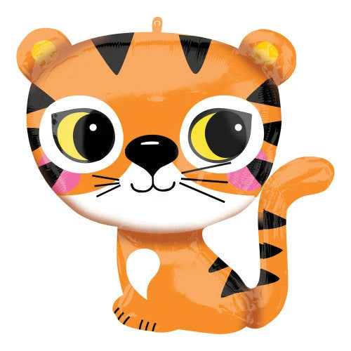 Cute Animal Supershape Balloon - Tiger The Ultimate Balloon And Party Shop Cheltenham & Gloucester Balloons & Fancy Dress 