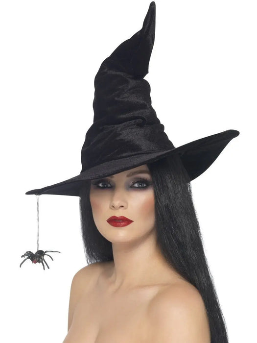 Dangling Spider Witch Hat The Ultimate Balloon And Party Shop Cheltenham & Gloucester Balloons & Fancy Dress 