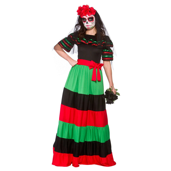 Day Of The Dead Senorita Costume The Ultimate Balloon And Party Shop Cheltenham & Gloucester Balloons & Fancy Dress 