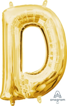 Letter D Foil Balloon - The Ultimate Balloon & Party Shop